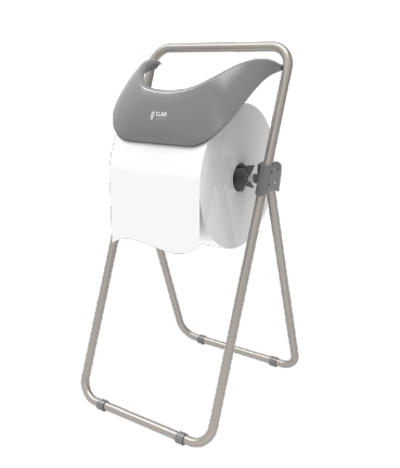 DISPENSADOR DE PAPEL BOBINA INDUSTRIAL DE SUELO