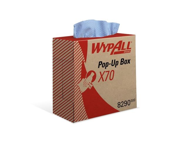 Wypall X70 Paños Interplegados 1 Capa,  Estuche Pop-Up