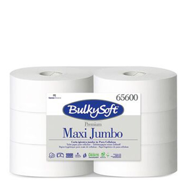 PAPEL HIGIÉNICO MAXI JUMBO PREMIUM 2 CAPAS MICRO GOFRADO 320 M