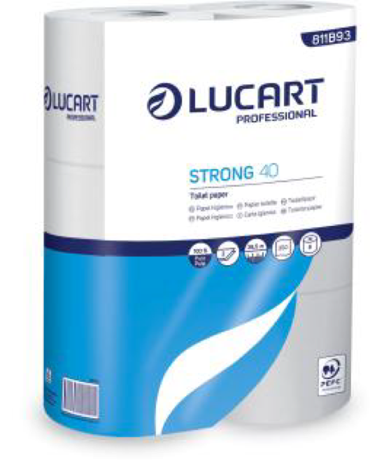 Papel Higiénico Doméstico 2 Capas  Strong 40 M