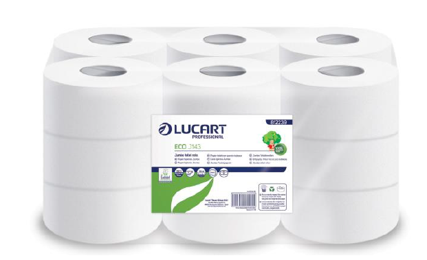 PAPEL HIGIÉNICO INDUSTRIAL 2 CAPAS.  ECO J143 143 M
