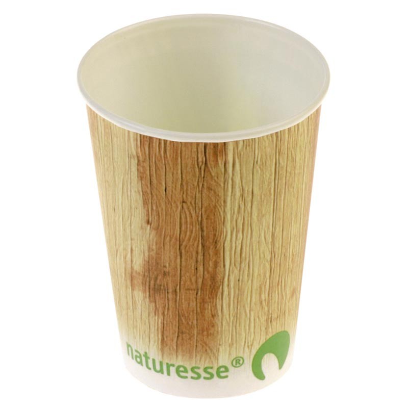 Vaso Cartón Impresión Hoja Diámetro 9 Cm