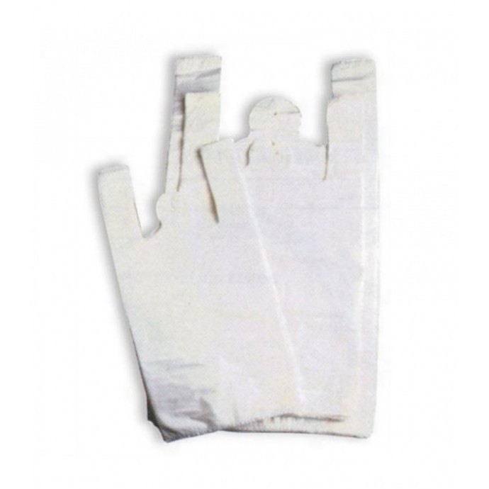 BOLSA CAMISETA 30 X 40 CM BLANCA