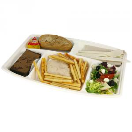 BANDEJA PULPA 5 COMPARTIMENTOS 375 X 270 X 30 Mm