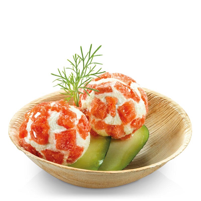 Mini Bol Redondo Hoja De Palma 60 Ml