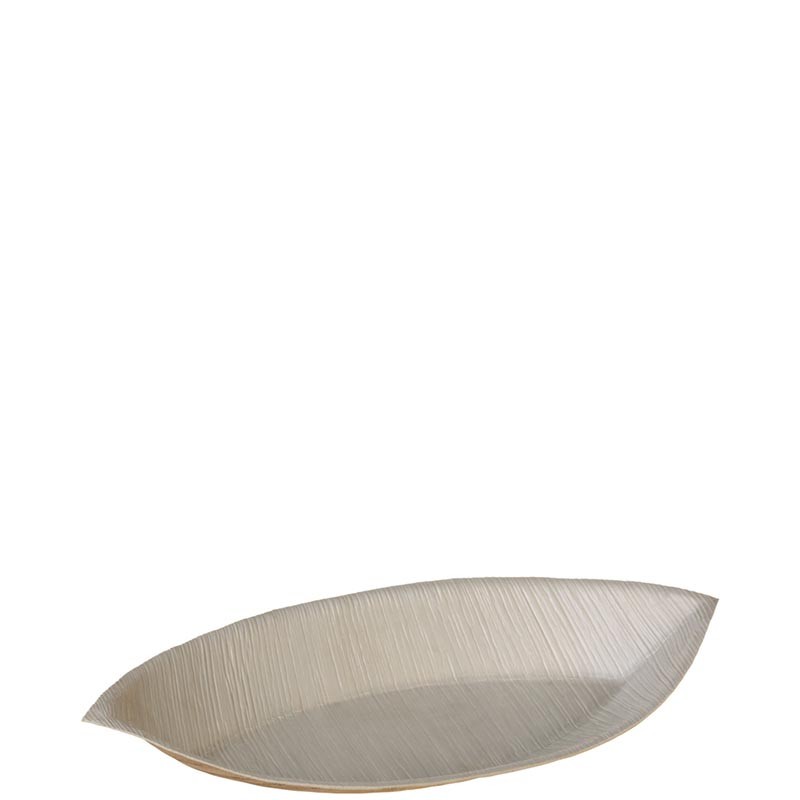 Bandeja Forma De Ojo Grande Hoja De Palma