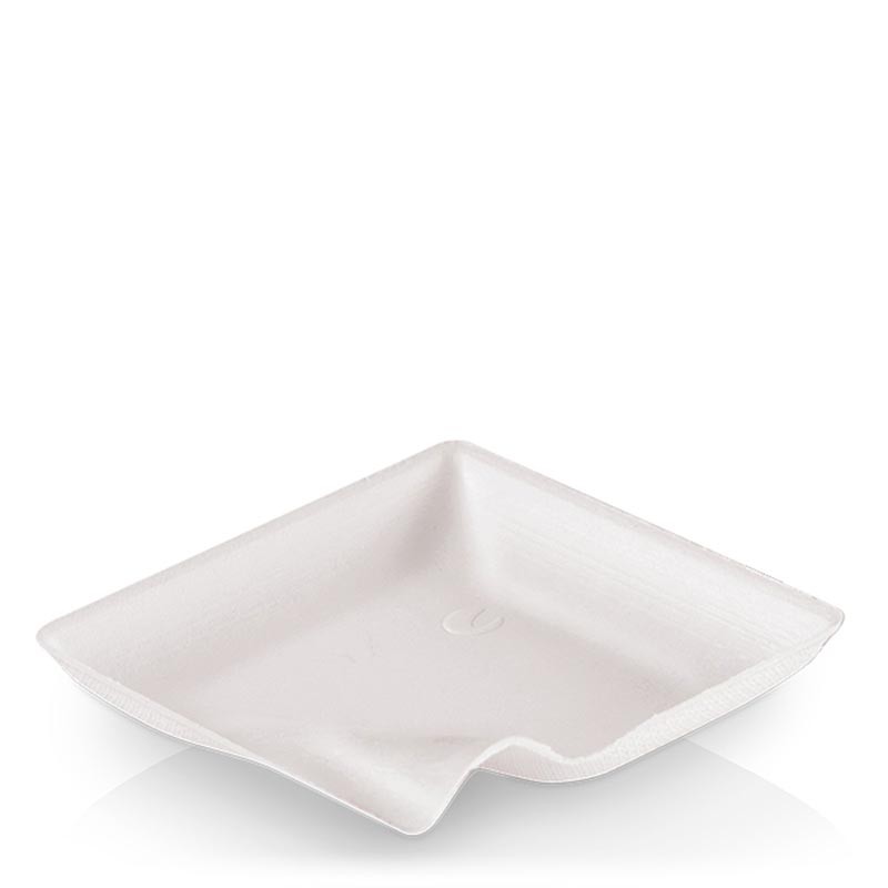 Plato Cuadrado Wave Pequeño Pulpa