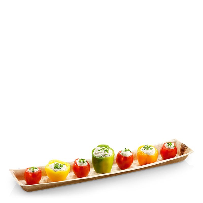 BANDEJA PARA DEGUSTACIÓN HOJA DE PALMA