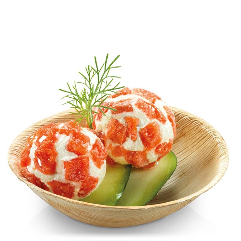 Mini Bol Redondo Hoja De Palma 20 Ml