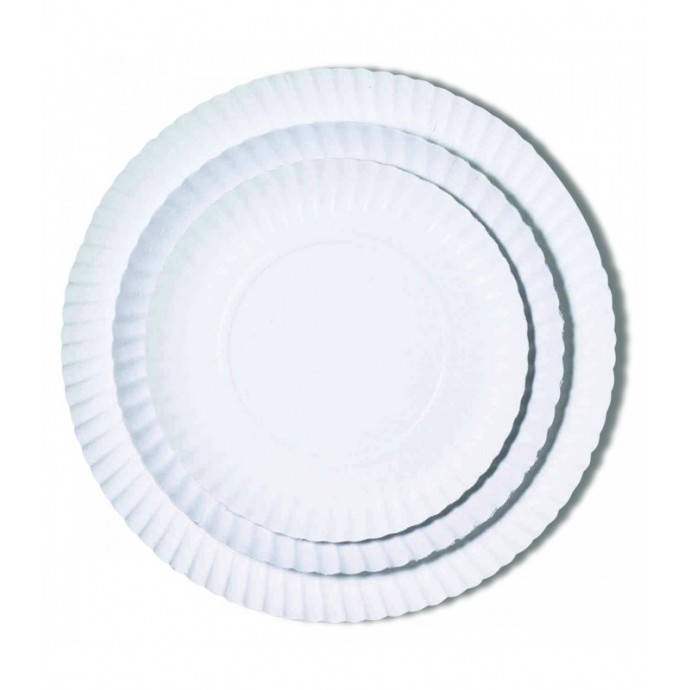 Bandeja Redonda De Cartón De 23 Cm