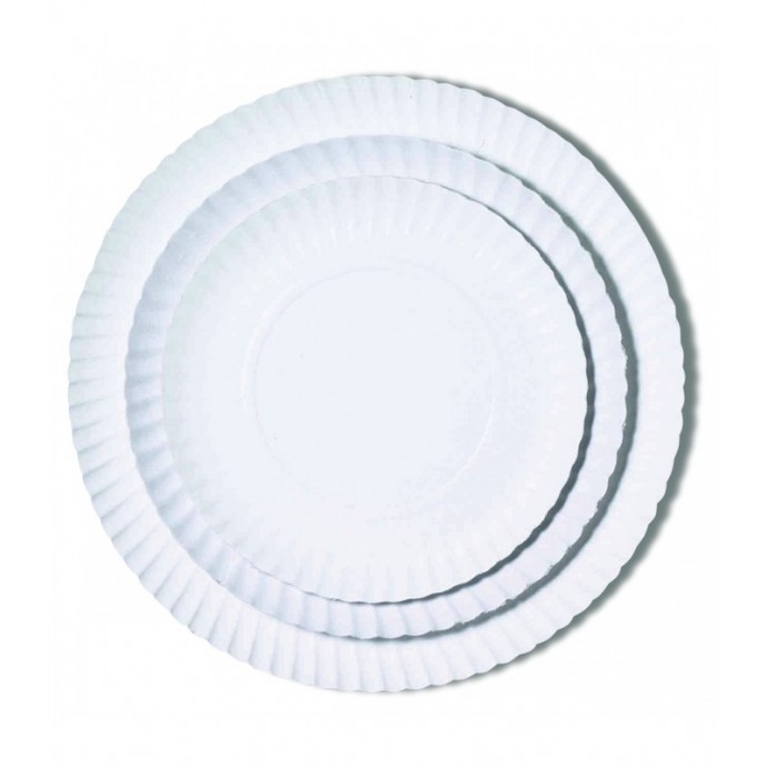 Bandeja Redonda De Cartón De 27 Cm