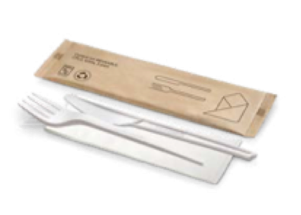 Set 3/1 Cpla Reutilizable Tenedor+Cuchillo+Servilleta