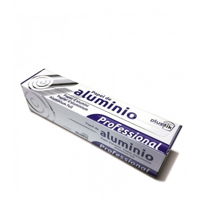 Rollo Aluminio Industrial Plustik Ancho 30Cm 200M 13 Micras