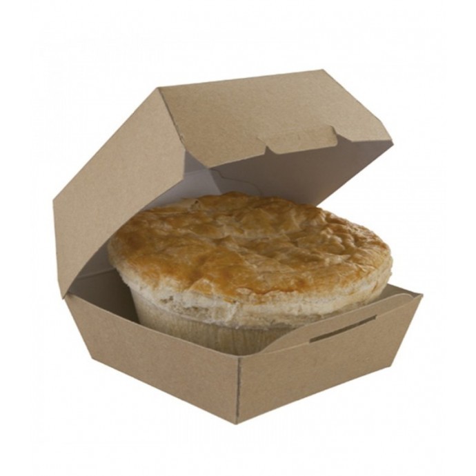 Estuche Hamburguesa Grande Kraft 12X12X80 Cm