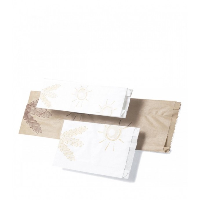 BOLSAS PAPEL KRAFT 15+5*26