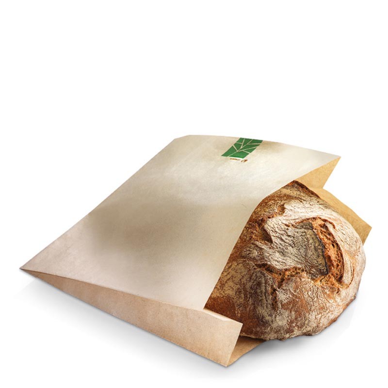 BOLSA KRAFT PARA BOCADILLOS 22,5X14,0+2X3,0 CM
