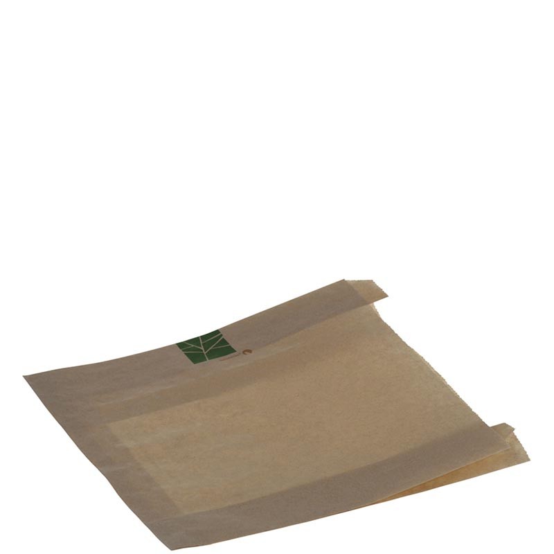 Bolsa Kraft Para Bocadillos 230*210*2X35 Mm