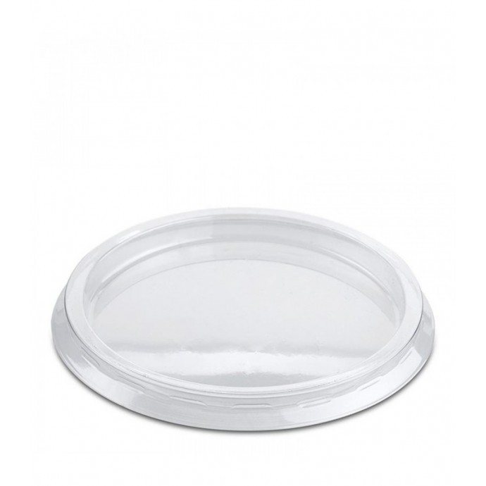 TAPA TRANSPARENTE PARA TARRINA 70 CC Y 125 CC