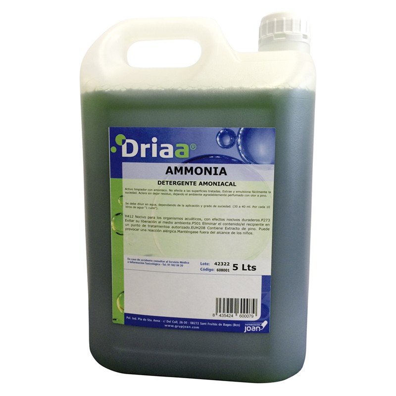 Ammonia, Detergente Amoniacal Driaa