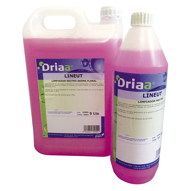 Lineut, Limpiador Neutro Perfumado Driaa