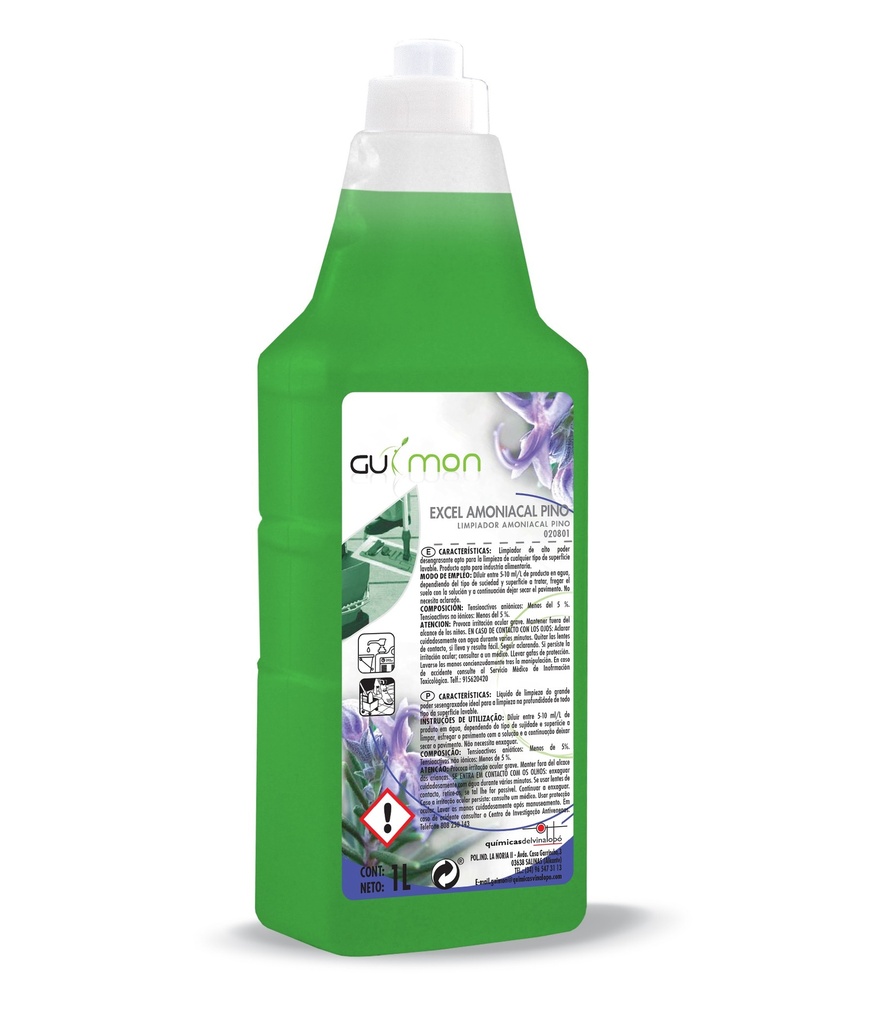 Excel Amoniacal, Limpiador Amoniacal