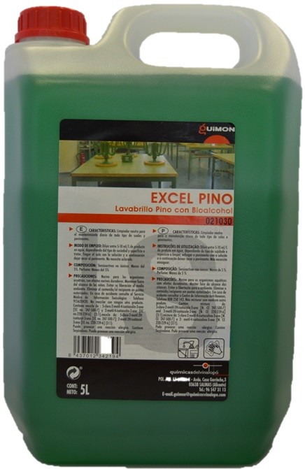 EXEL PINO , LIMPIADOR BRILLO CON BIOALCOHOL