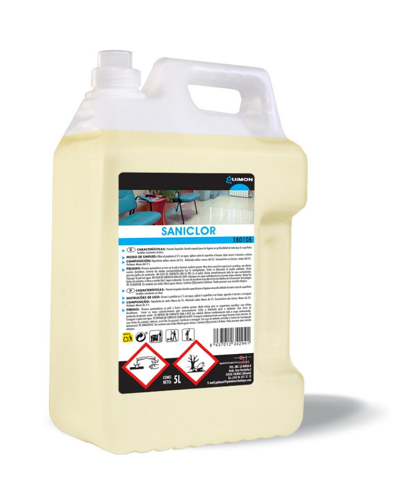 LIMPIADOR HIGIENIZANTE CLORADO