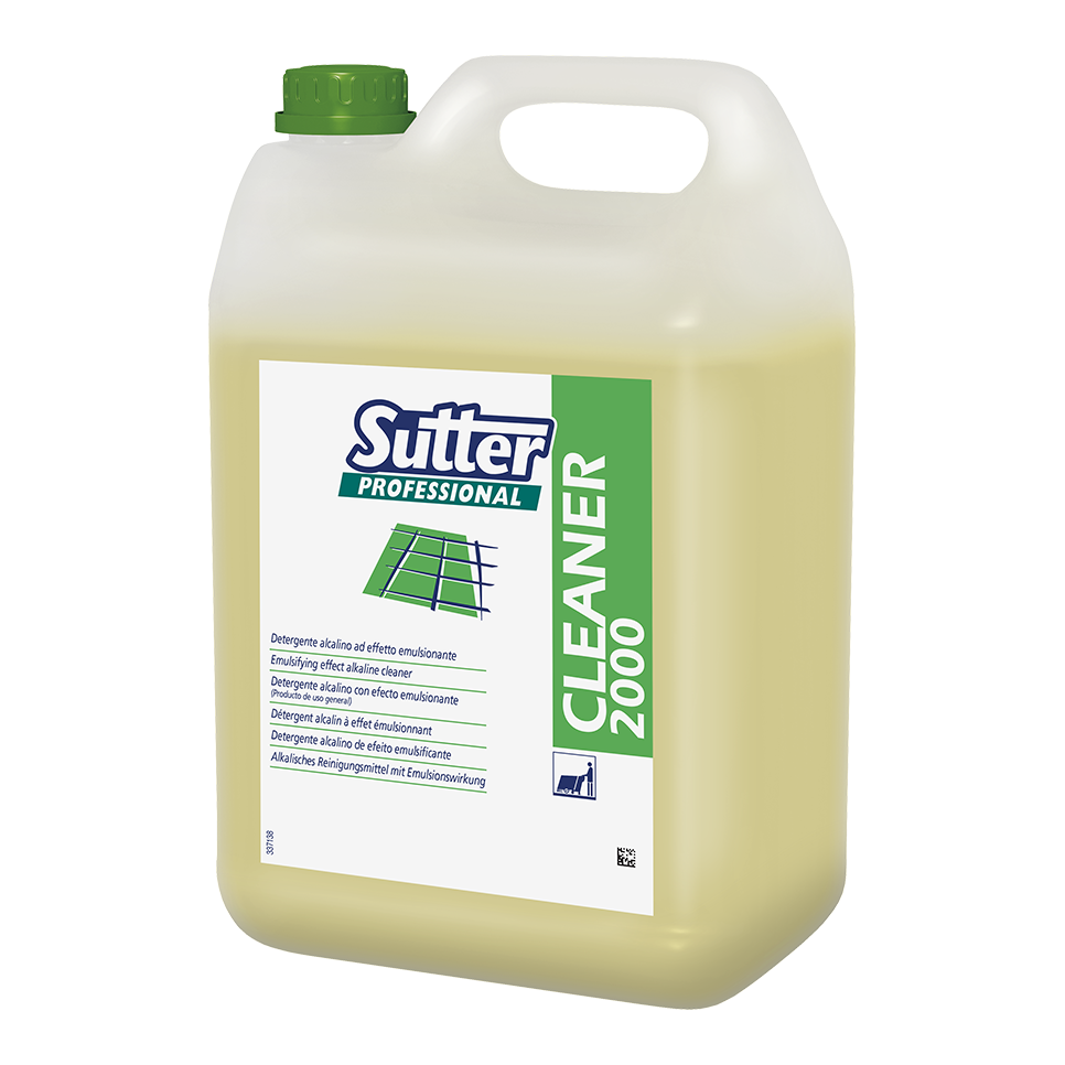 CLEANER 2000, DETERGENTE ALCALINO CON EFECTO EMULSIONANTE