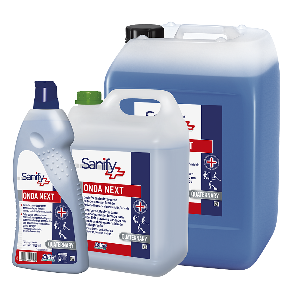 Onda Next, Desinfectante Detergente Desodorante
