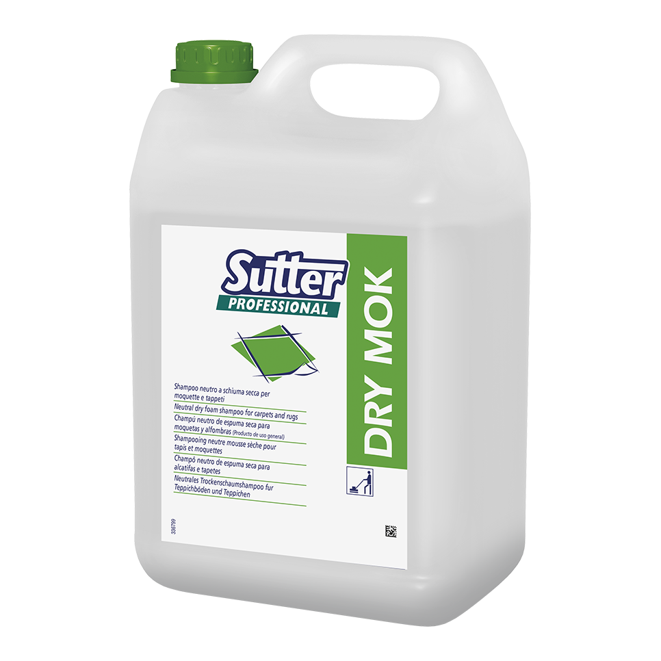 DRY MOK, CHAMPÚ ESPUMA SECA PARA MOQUETAS Y ALFOMBRAS