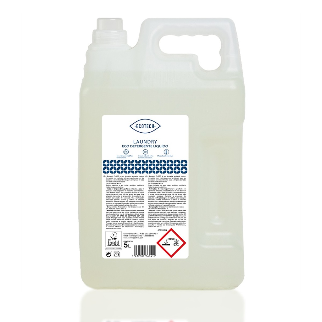 Ecotech Loundry, Detergente Lavadora