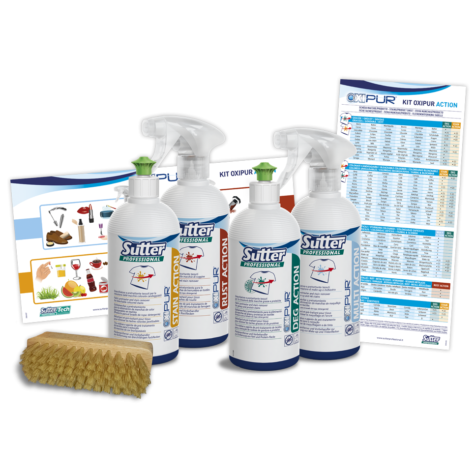 Kit Oxipur Action, Kit Quitamanchas Y Pretratamientos