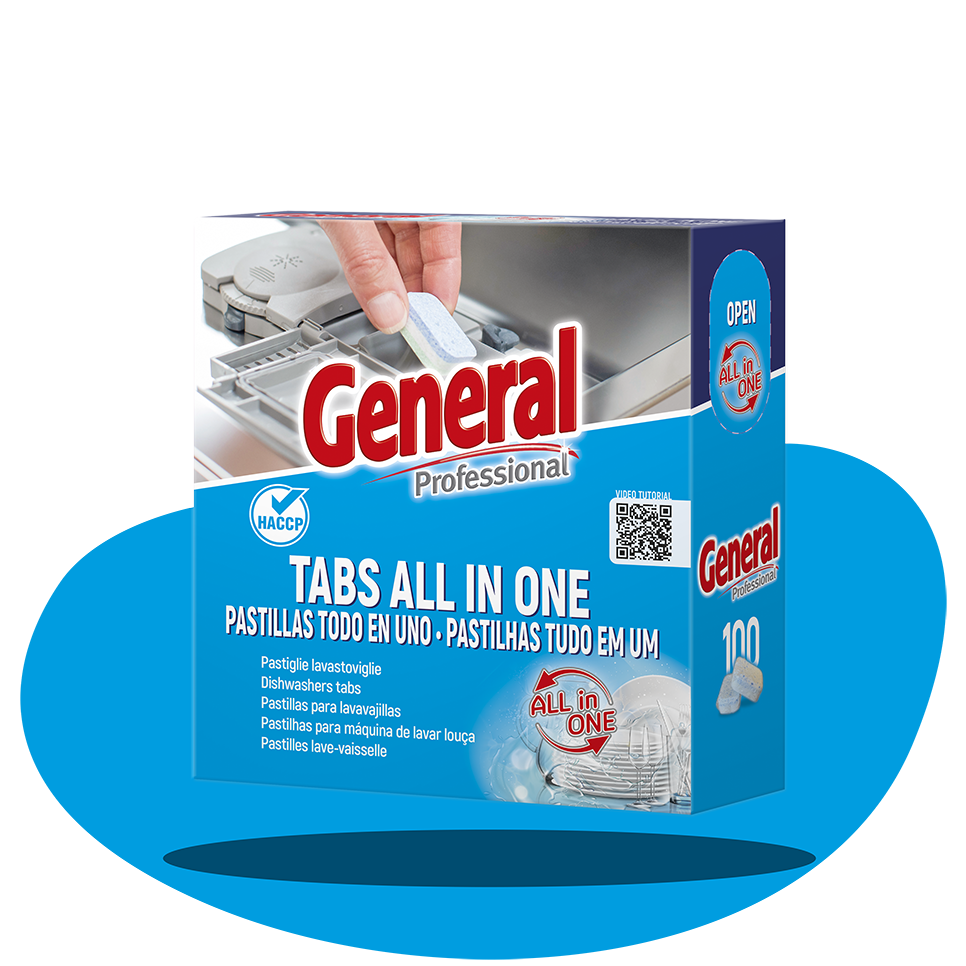 Tabs All In One, Pastillas Para Lavavajillas 100 Pastillas