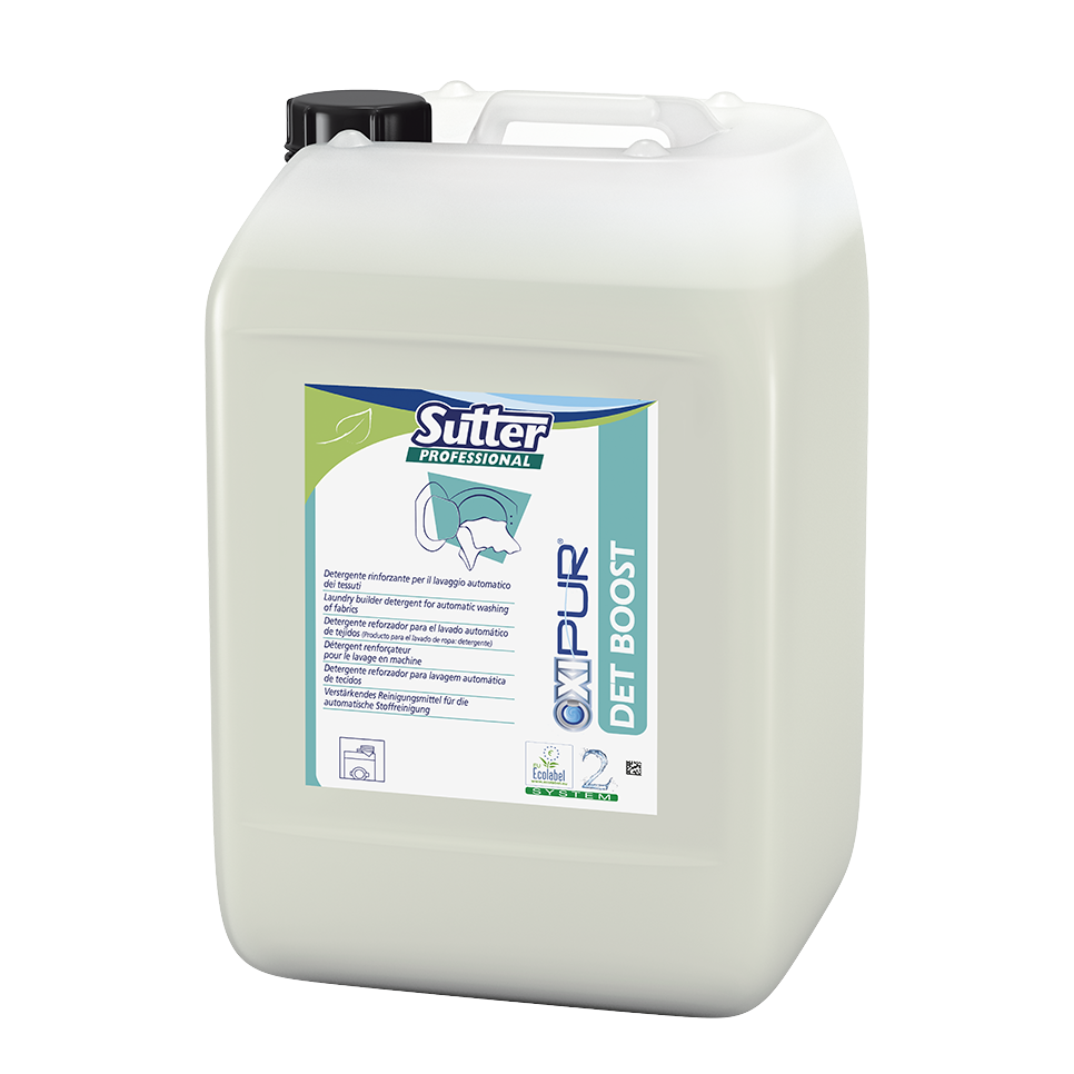 DET BOOST, DETERGENTE REFORZADOR PARA EL LAVADO AUTOMÁTICO DE TEJIDOS