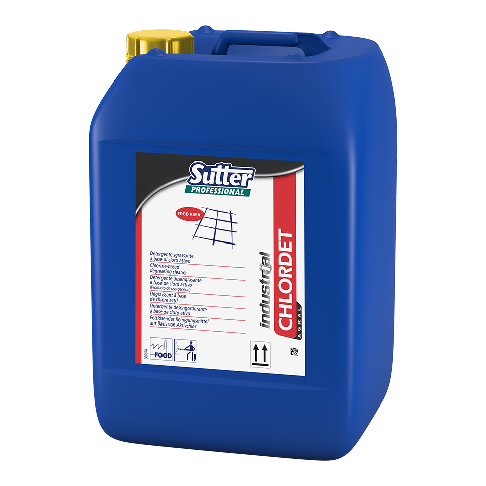 Chlordet, Detergente Desengrasante A Base De Cloro
