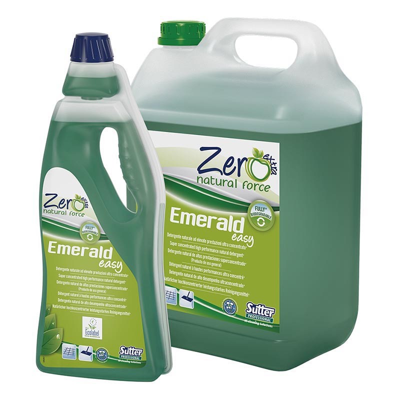 EMERALD EASY SUPERCONCENTRADO, ECOLABEL, DETERGENTE DESENGRASANTE NATURAL