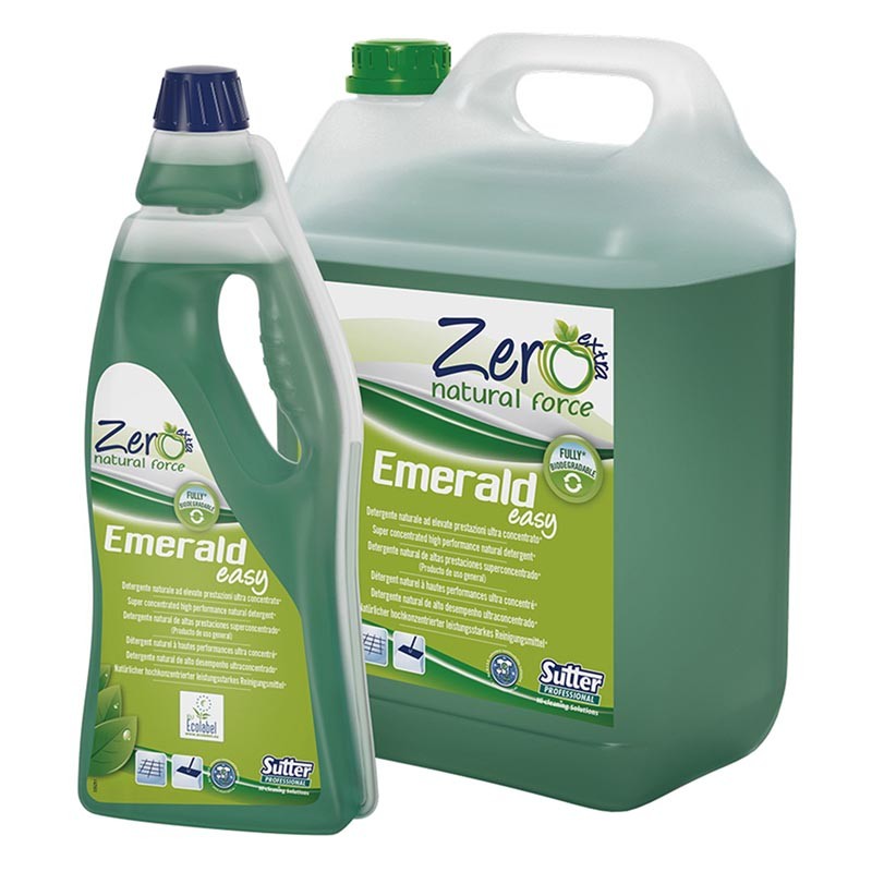 EMERALD EASY SUPERCONCENTRADO, ECOLABEL, DETERGENTE DESENGRASANTE NATURAL