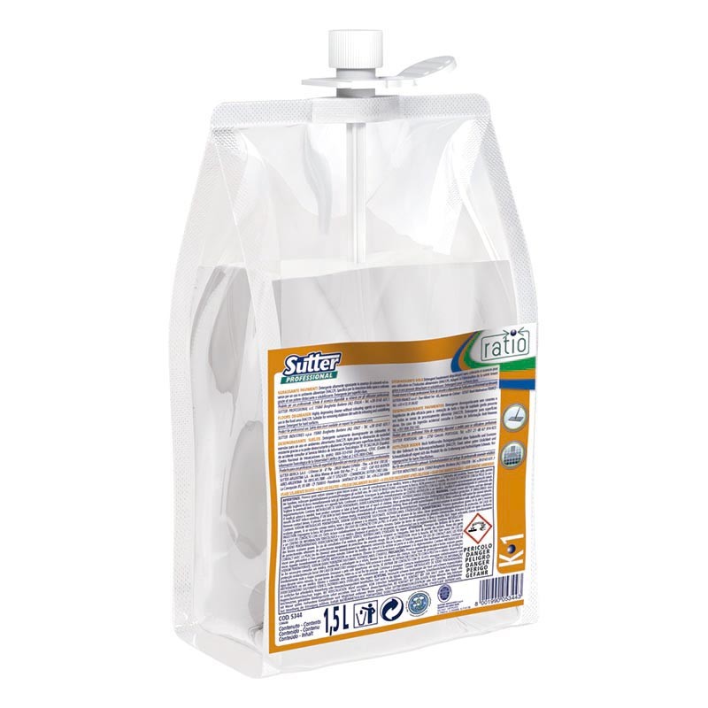 Ratio K-1, Desengrasante Para Suelos Y Superficies Haccp