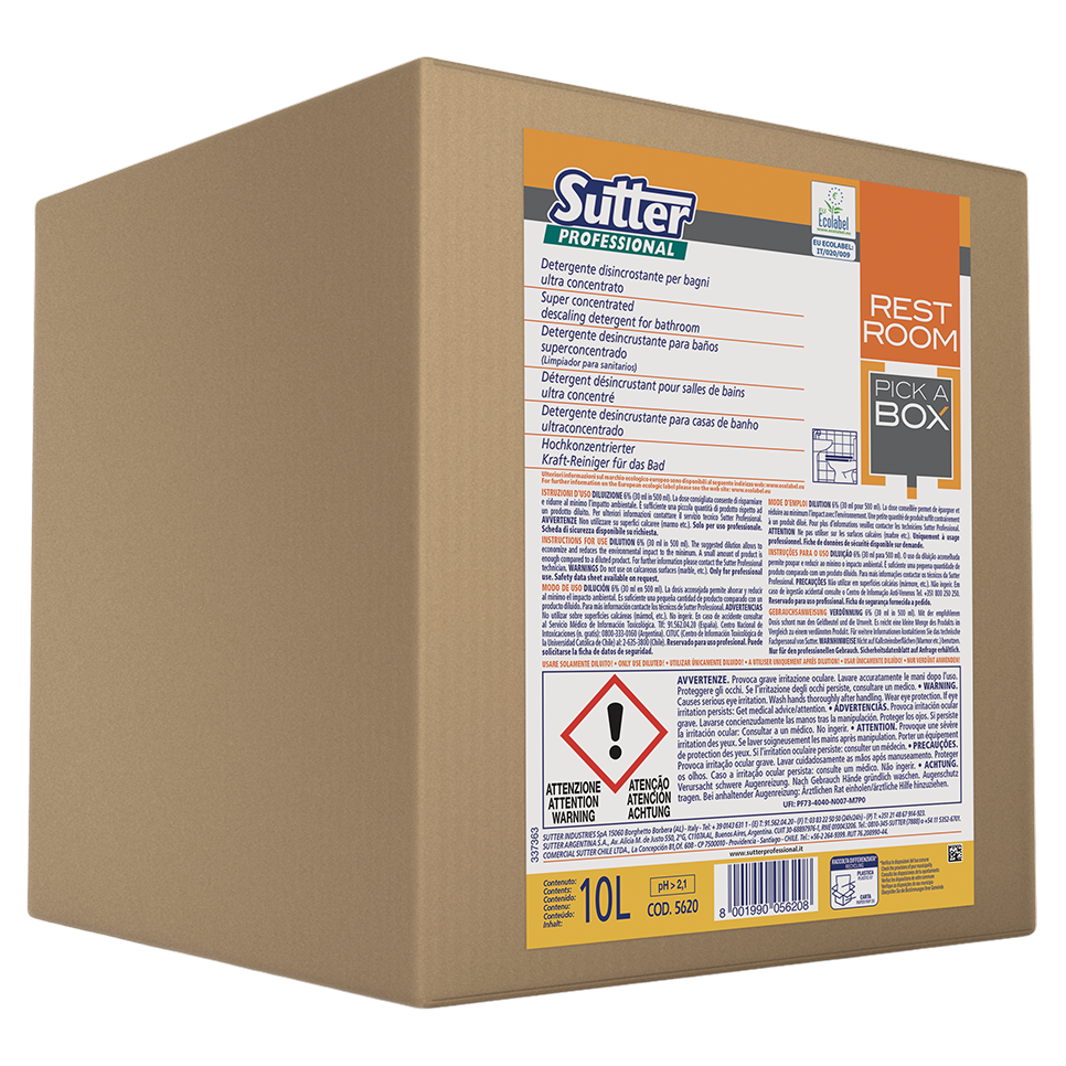 RESTROOM, DETERGENTE DESINCRUSTANTE PARA BAÑOS