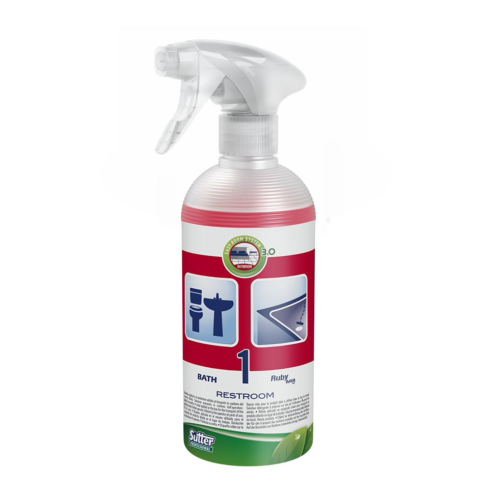 BOTELLA PULVERIZADORA 500 ML BATH-RUBY EASY-RESTROOM