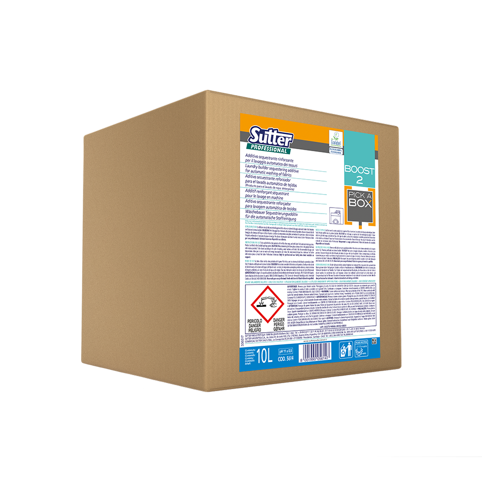 Pick A Box Boost 2, Aditivo Secuestrante Reforzador Para El Lavado Automático De Tejidos