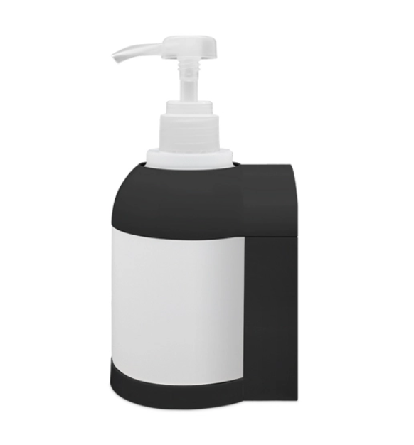PGS 500 NEGRO, SOPORTE MURAL PARA ENVASES DE 500 ML