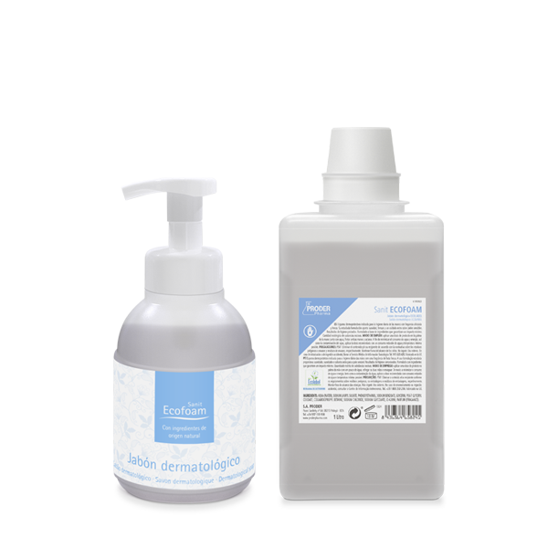 Sanit Ecofoam, Jabón En Espuma Dermatológico Ecolabel 1L
