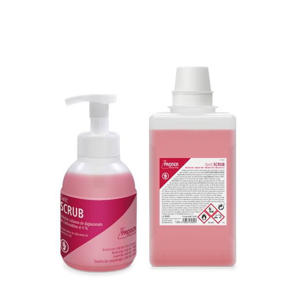 SANIT SCRUB, ESPUMA ANTISÉPTICA PARA PIEL SANA 500 ML