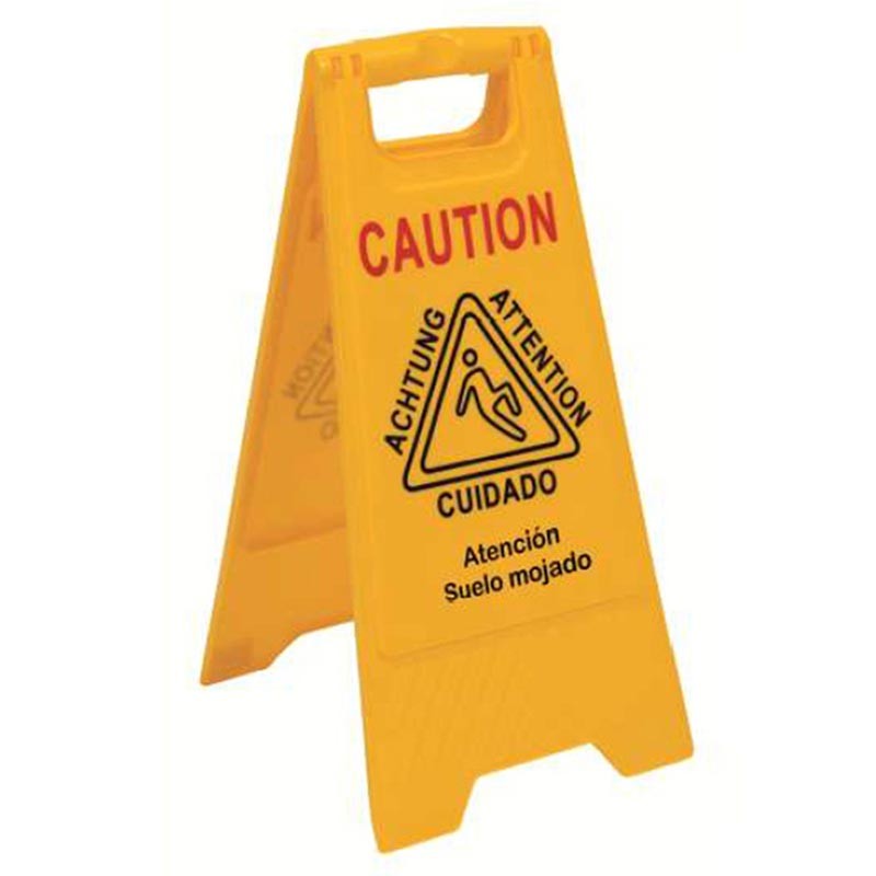 Señal Suelo Mojado 1 Idoma Español