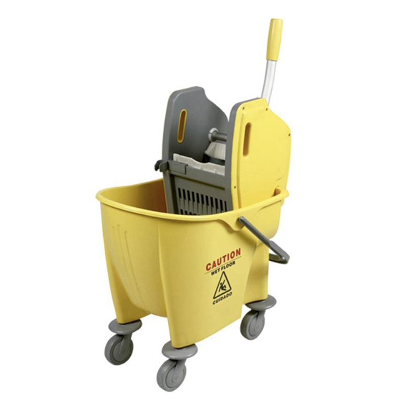 CUBO ARC CON PRENSA VERTICAL 25 L AMARILLO