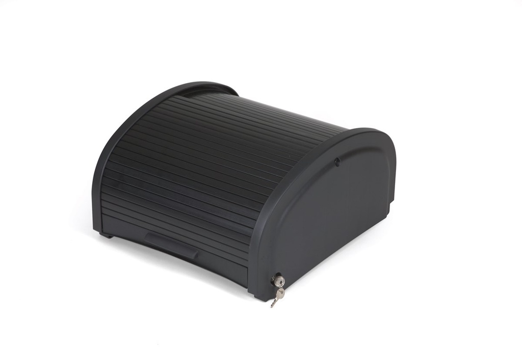 Cúpula&Tapa de Seguridad con Cerradura Executive para Carros de Limpieza de Gran Capacidad, Negra