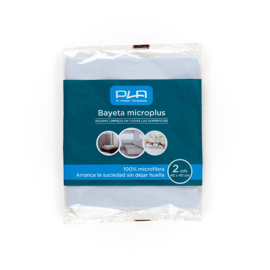 Bayeta Microplus Azul Pack De 2 Unidades