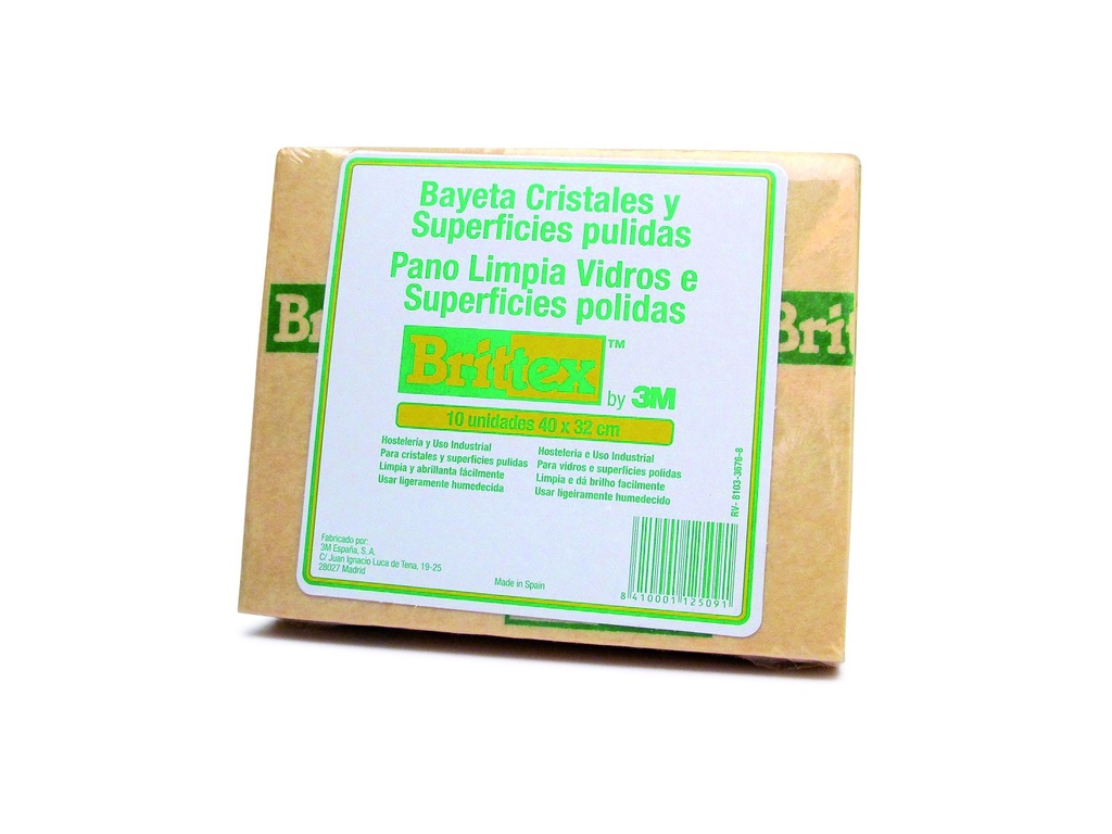 BAYETA CRISTALES BRITTEX 40X32 CM