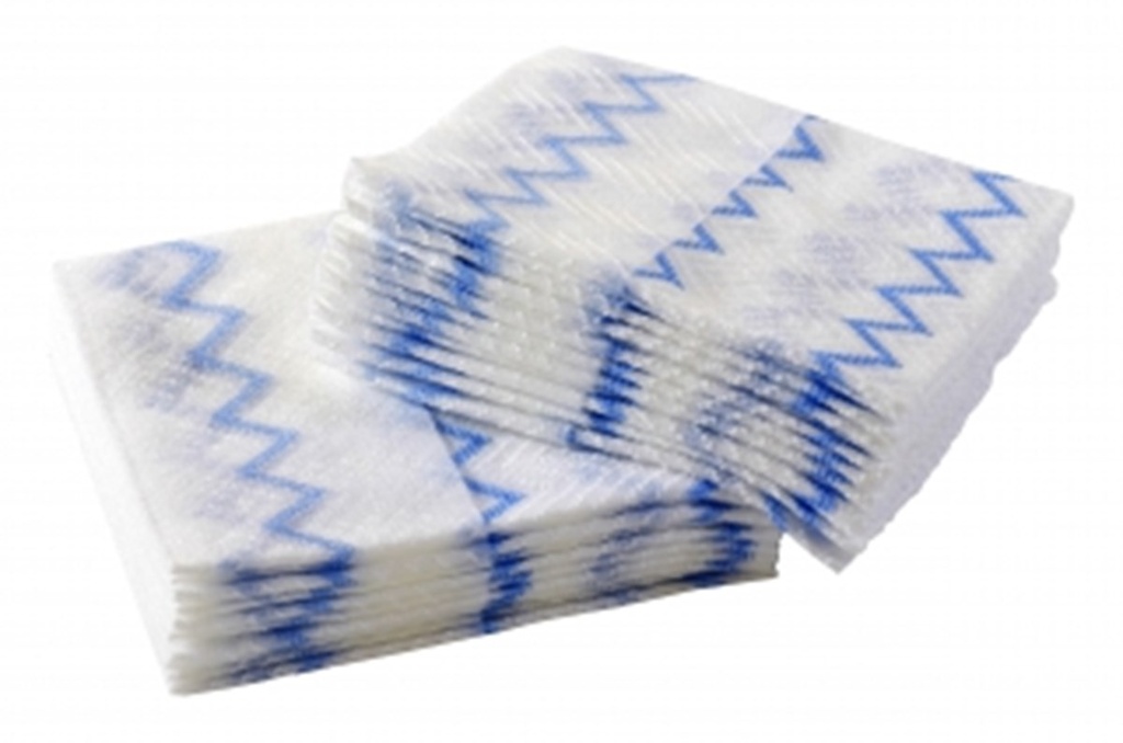 Paño de Microfibra Desechable HYGEN™, Paquete de 640, Azul